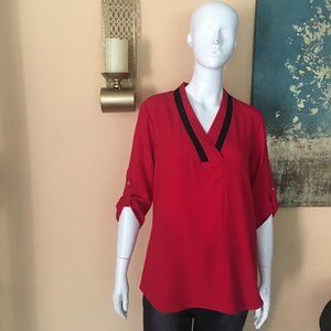 Calvin Klein Women's  Red Blouse/top size S/CH/P